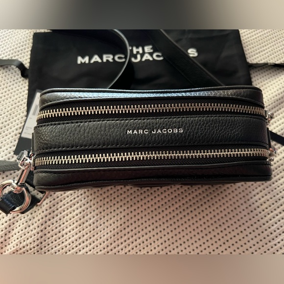 ✨SOLD✨ Marc Jacobs The Moto Shot 21 Black Camera Crossbody Bag Purse Handbag - Picture 5 of 10